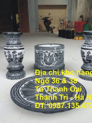 Bộ bát hương 4 chi tiết